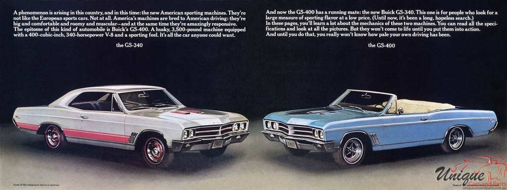 1967 Buick GS340 and GS400 Brochure Page 2